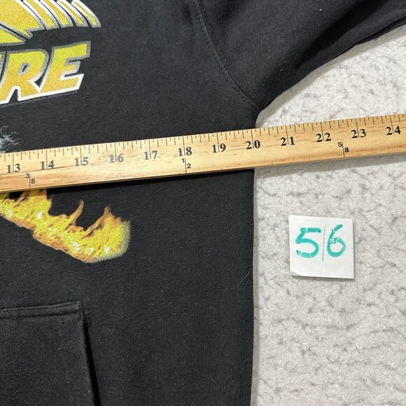 Universal Studios Mens Small Back To The Future Black Pullover Hoodie Sweatshirt - Picture 8 of 14